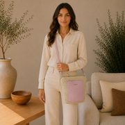 Sac bi matière lilas