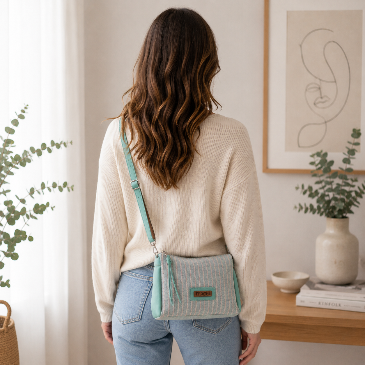 Sac à main "bleu"