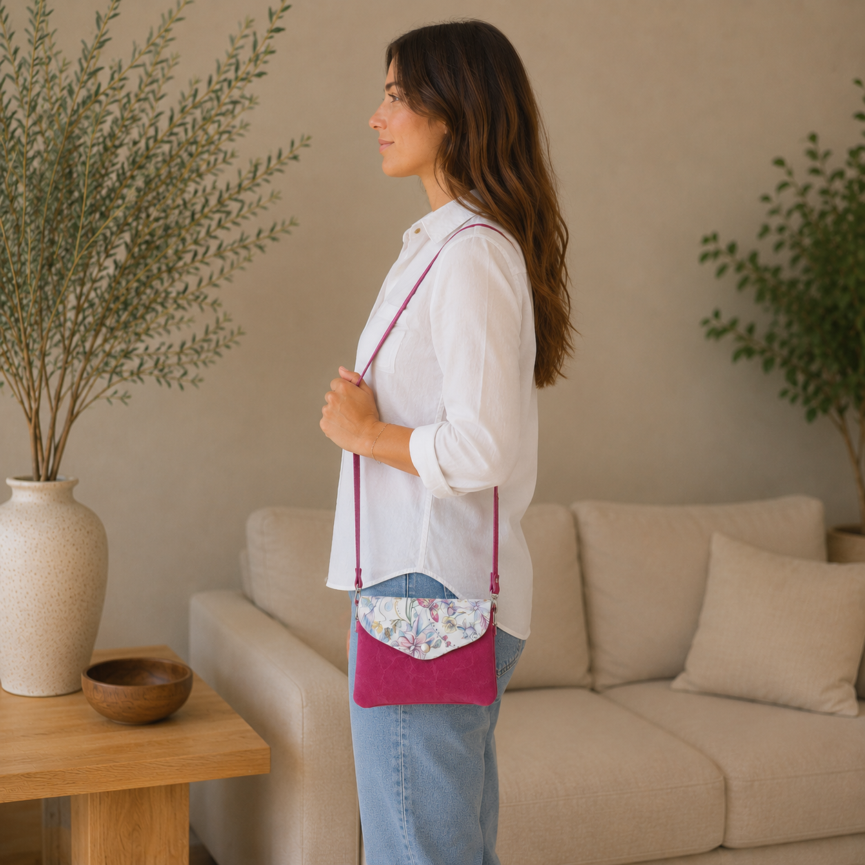 Sac bandoulière en cuir