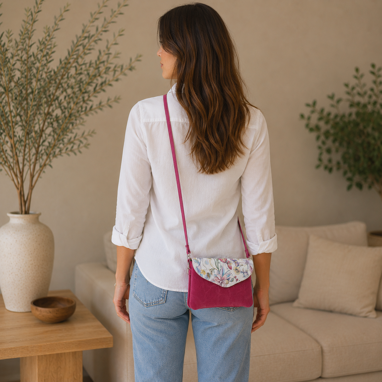 Sac bandoulière en cuir