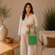 Sac bi matière vert