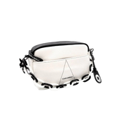 Sacoche en cuir blanc