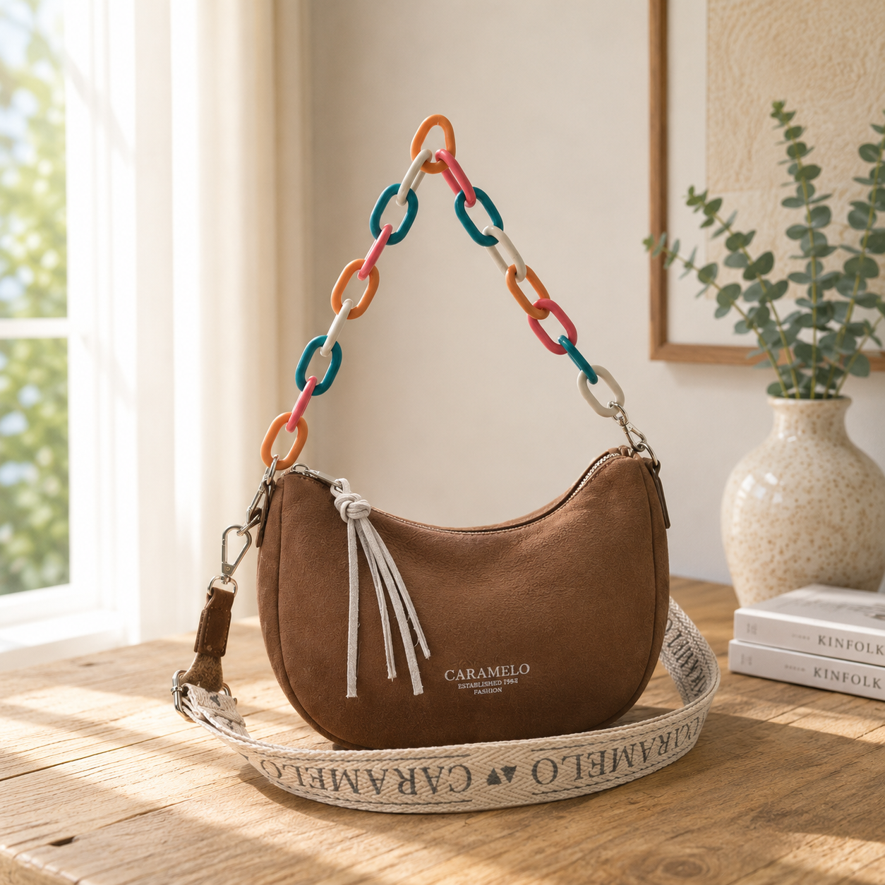 Sac à bandoulière marron