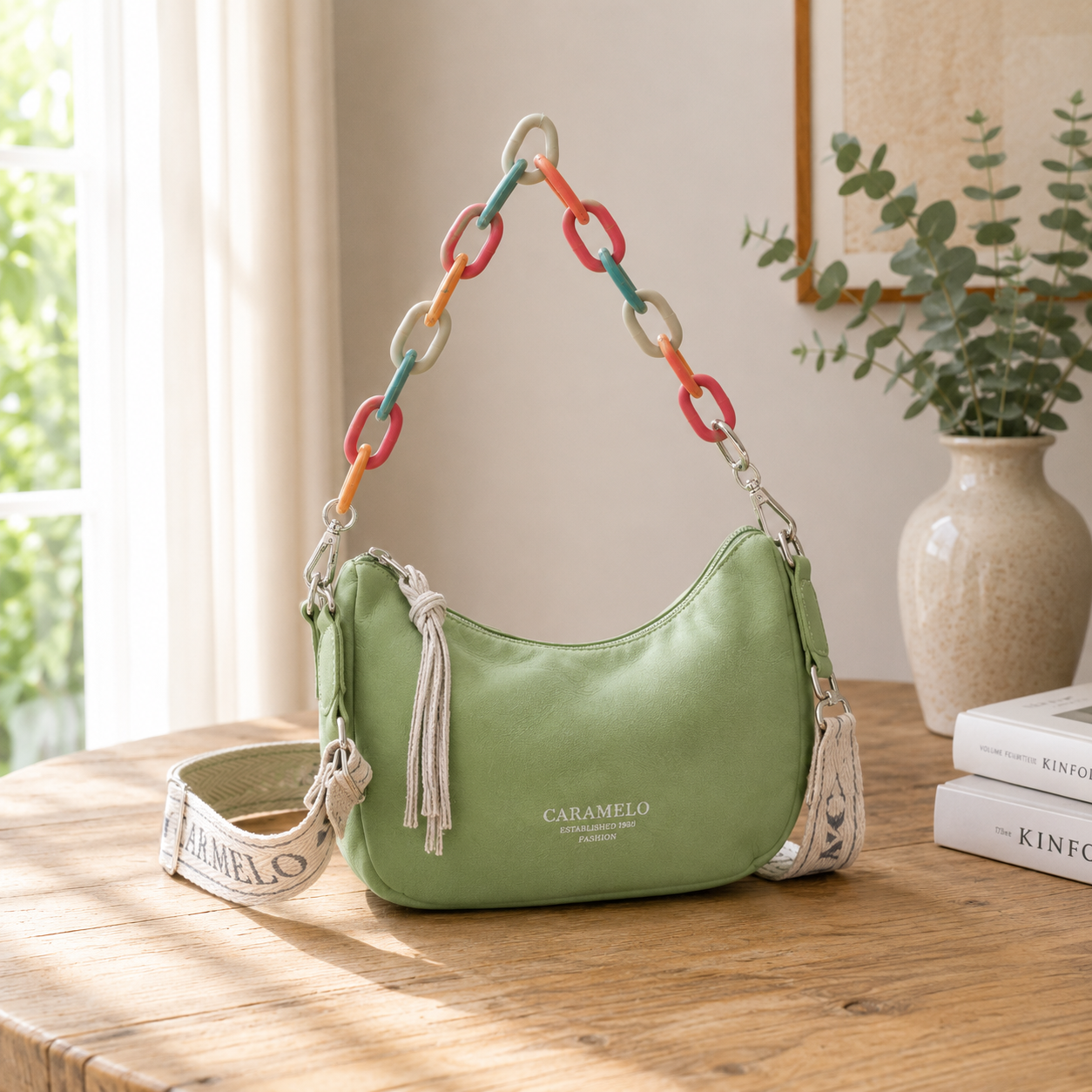Sac à bandoulière vert