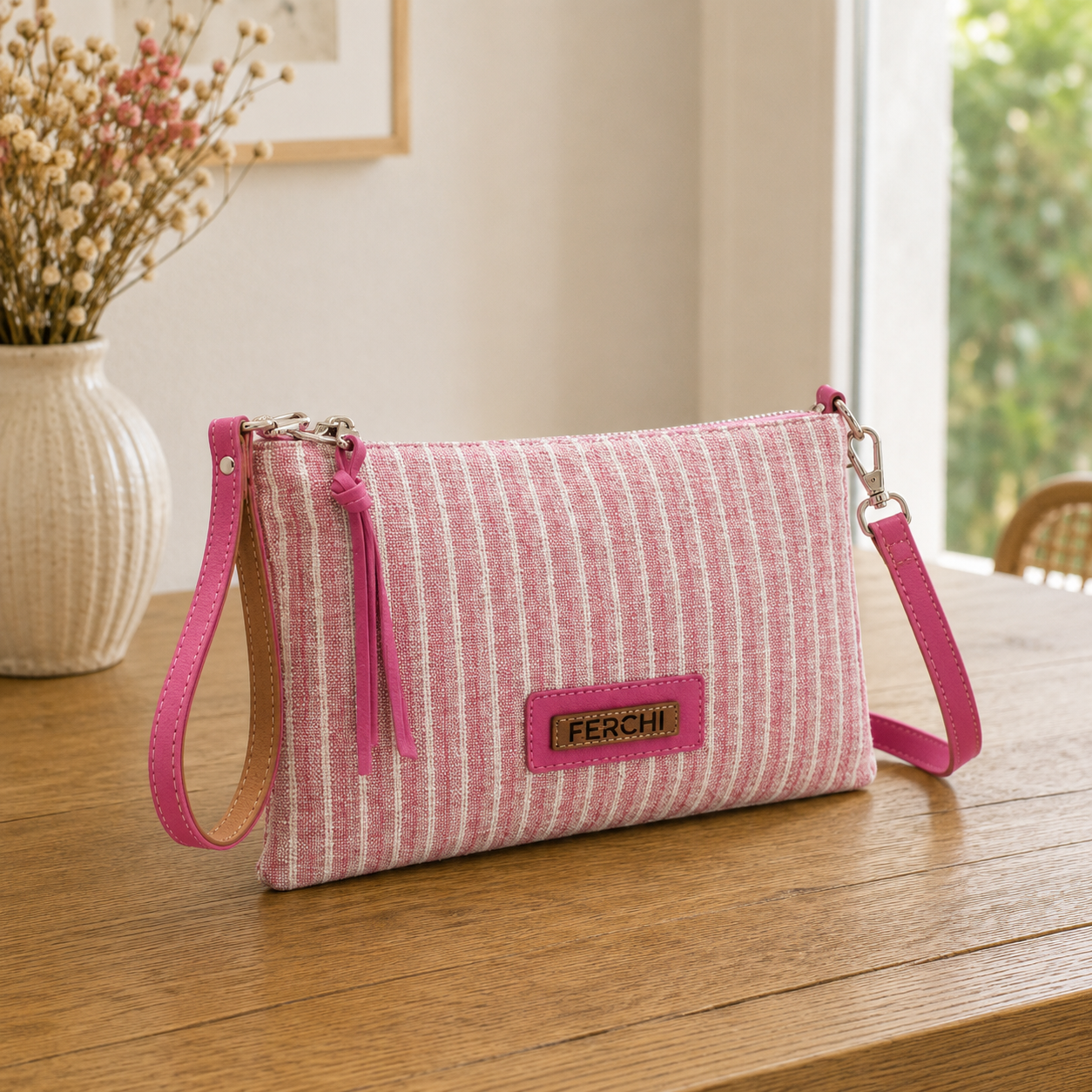 Sac à main fuchsia