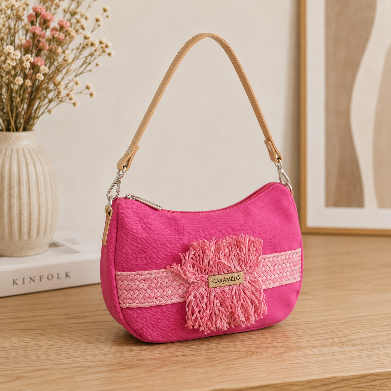 Sac à main fuchsia