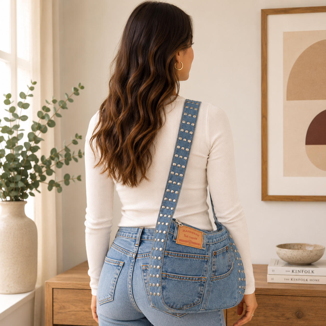 Sac à main en jean
