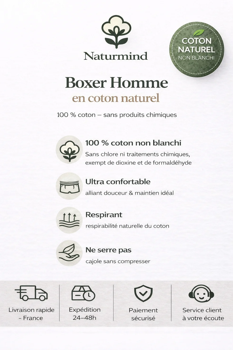 Boxer Homme