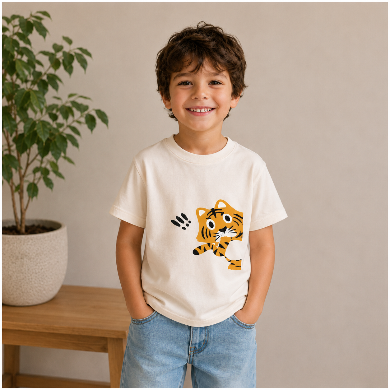 T-shirt Enfant Tigre