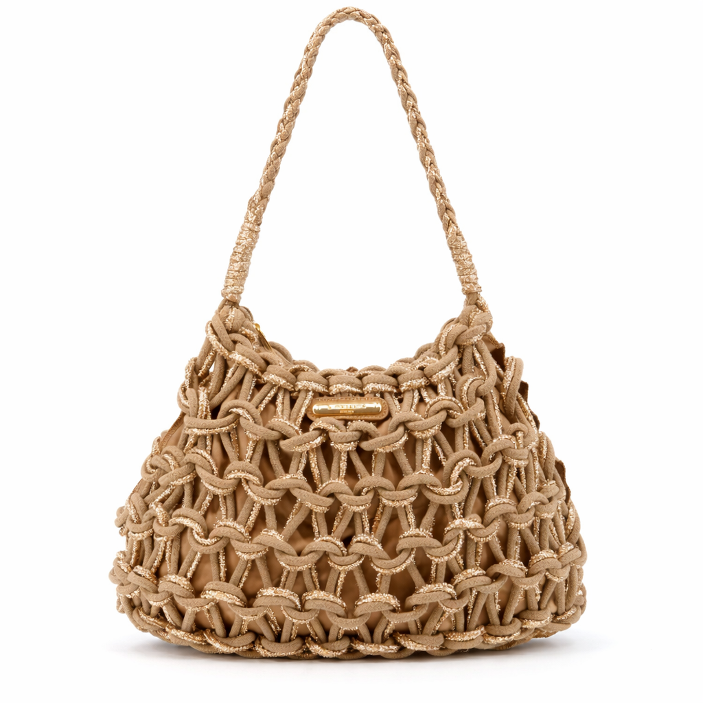 Sac à main cordes brillantes