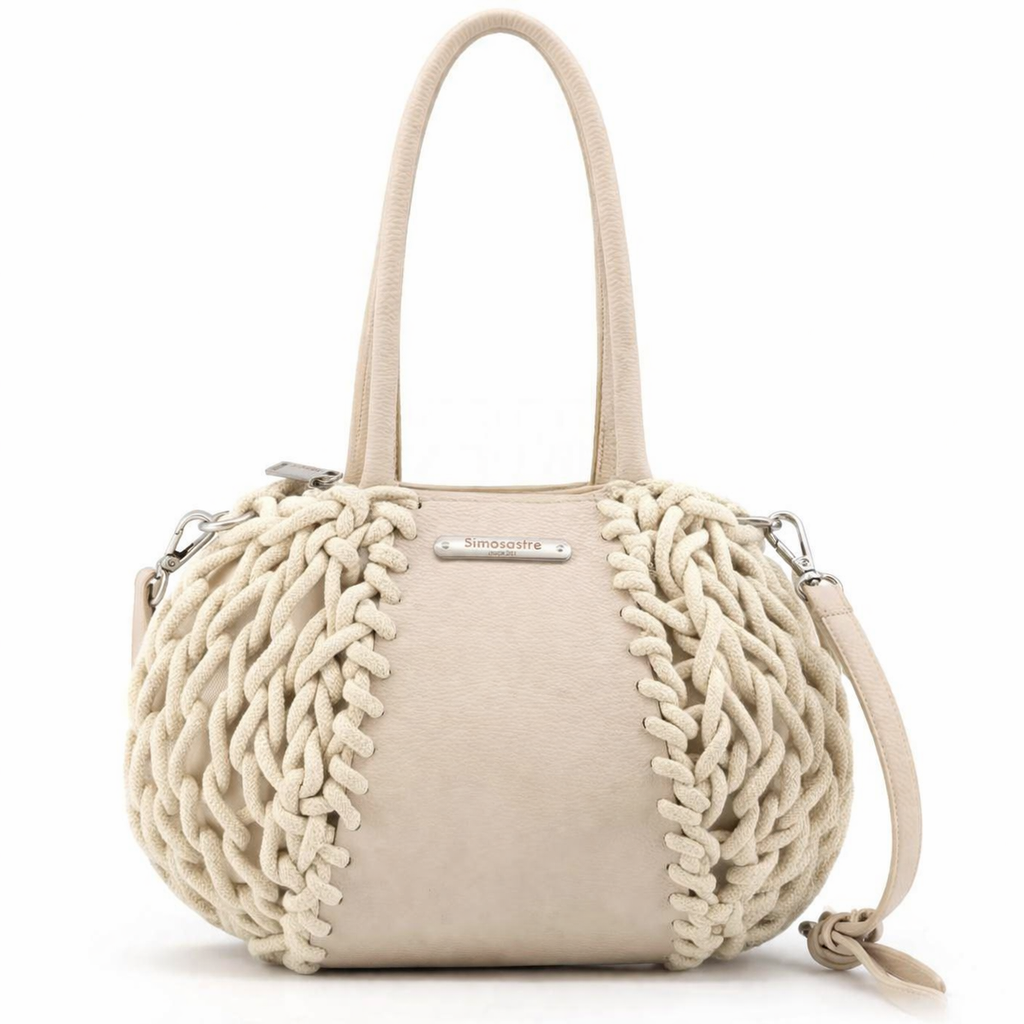 Sac à main cordes blanche