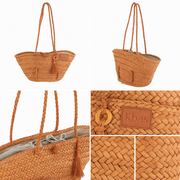 Sac en osier orange