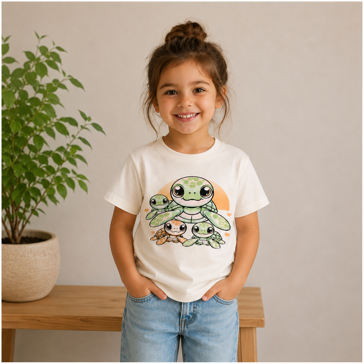 T-shirt Enfant Tortue