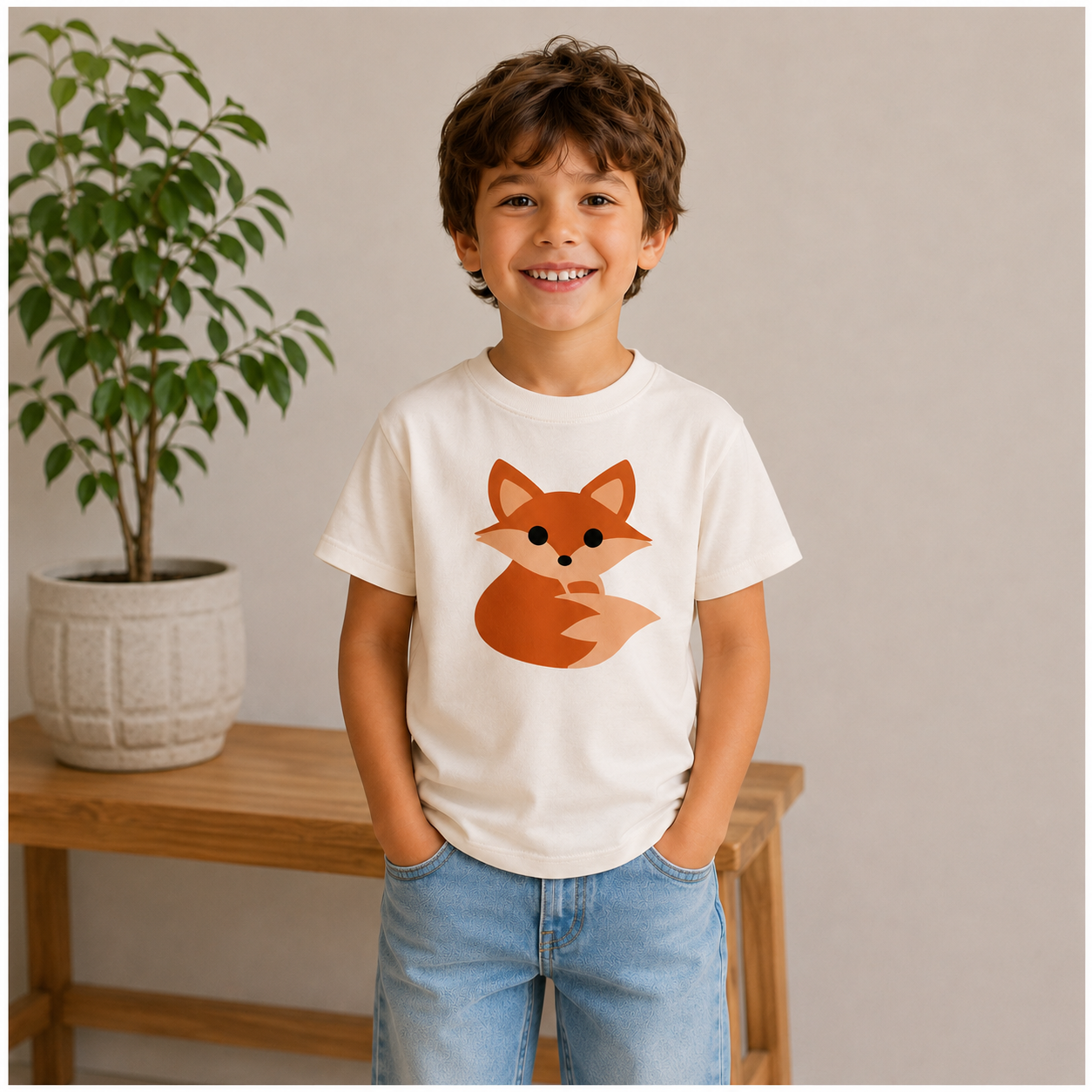 T-shirt Enfant Renard