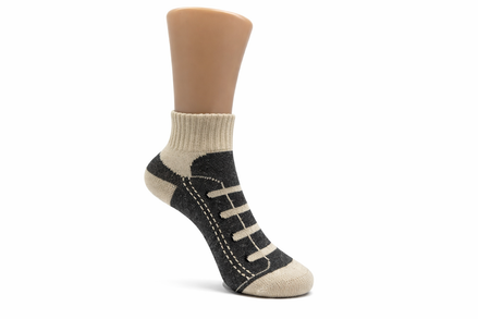 Chaussetes Canvas Gris Enfants