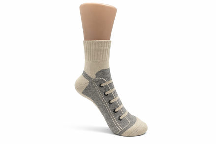Chaussetes Canvas Gris Clair Adulte
