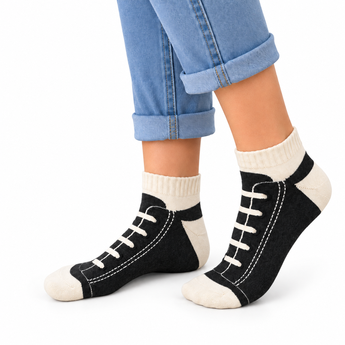 Chaussettes à motifs baskets Adulte Naturmindstore