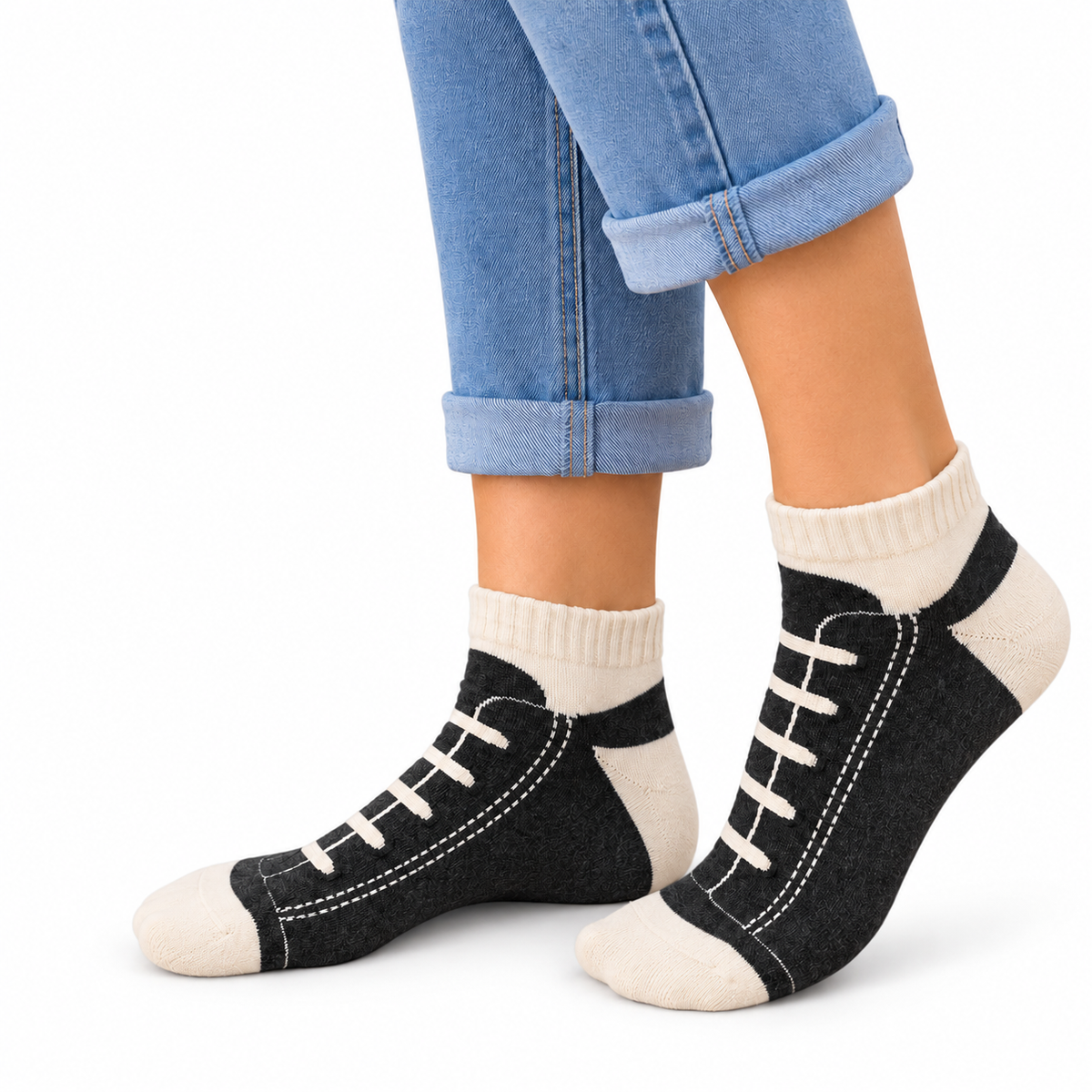 Chaussettes à motifs baskets Adulte Naturmindstore