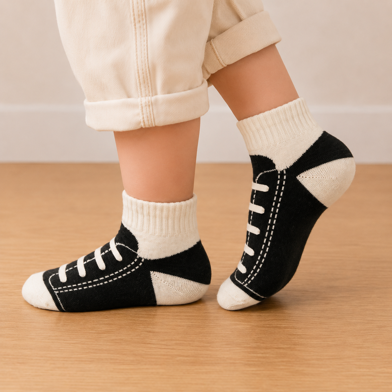 Chaussettes Canvas Gris Enfants