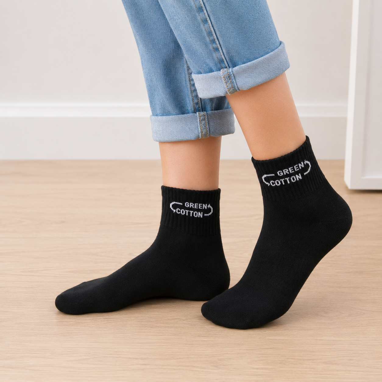 Chaussettes moyennes Noir
