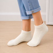 Chaussettes courtes couleur Naturel