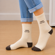 Chaussettes longues Marron