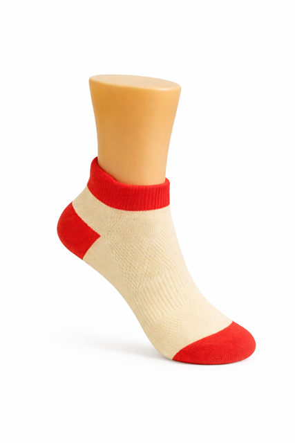 Chaussettes Courte Rouge