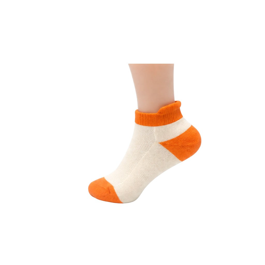 Chaussettes courtes couleur Orange