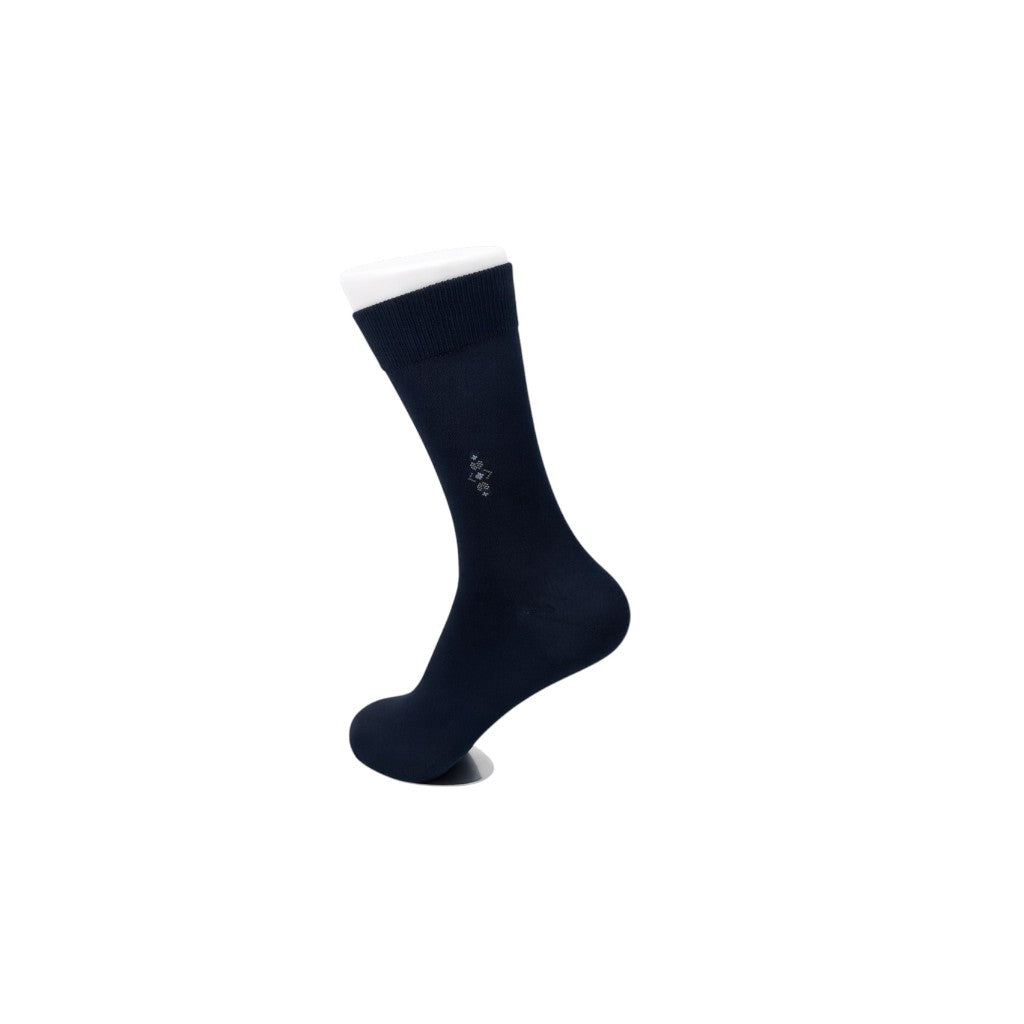 Chaussettes fines longues Bleu Navy