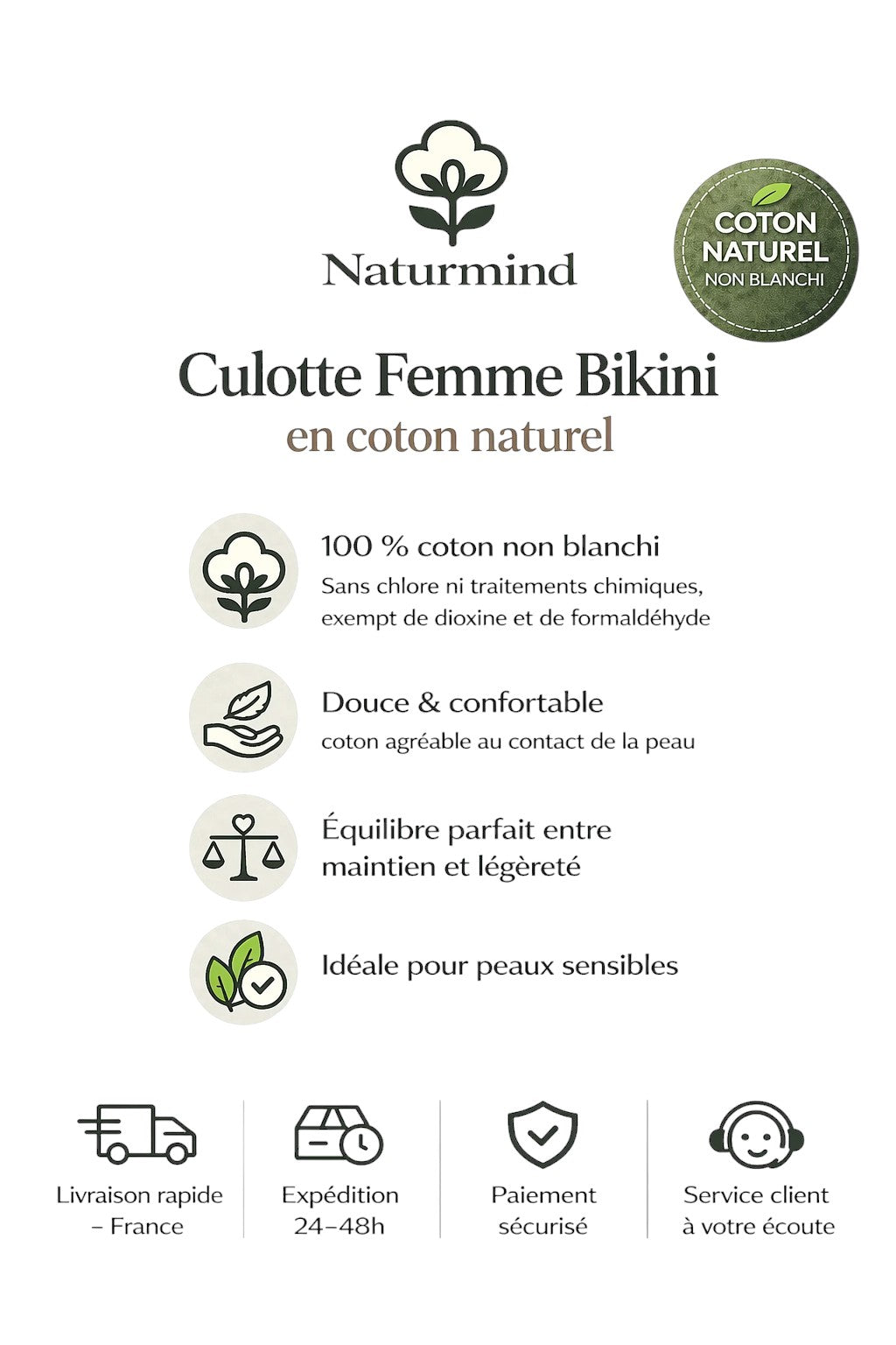 Culotte Femme Bikini
