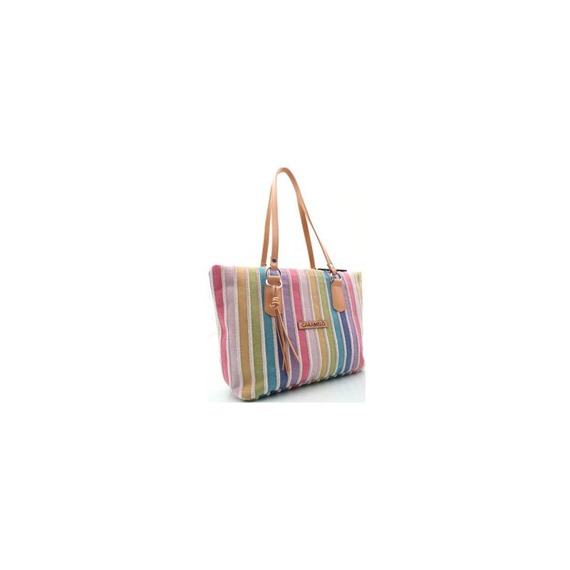 Sac à lanières multicolore