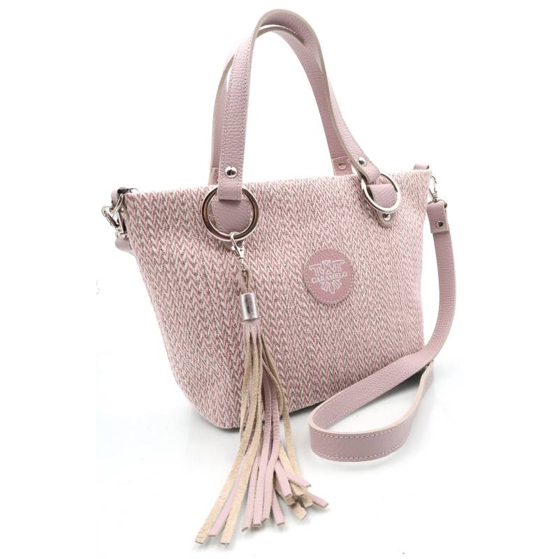 Sac bandoulière rose