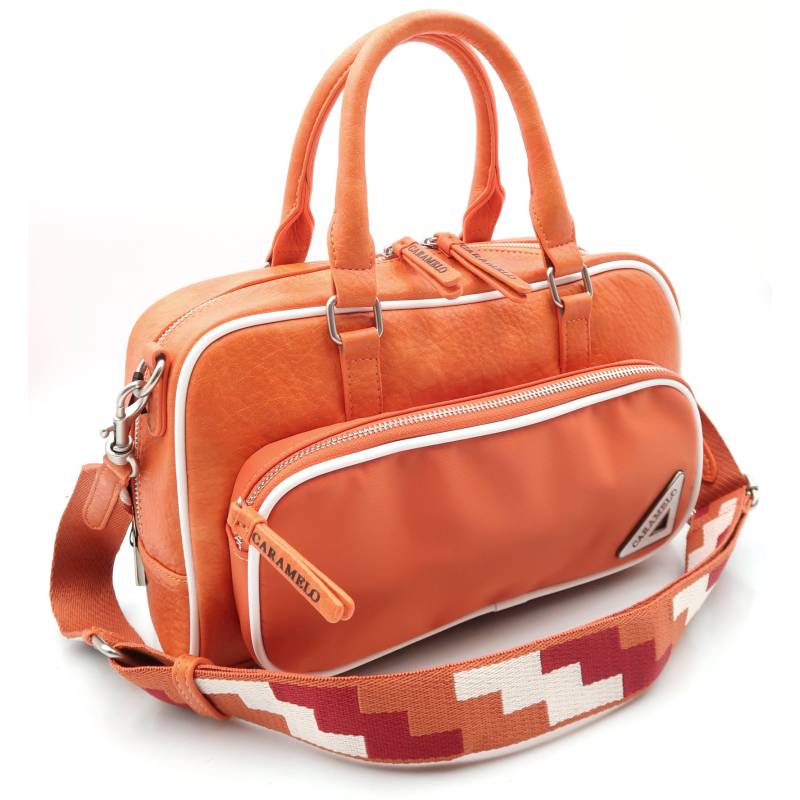 Sac en cuir orange