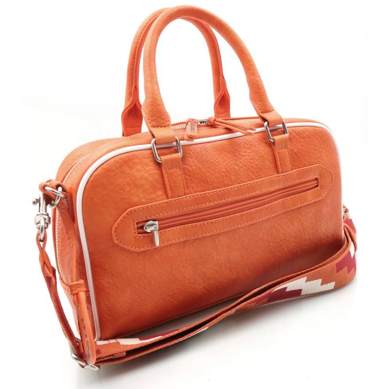 Sac en cuir orange