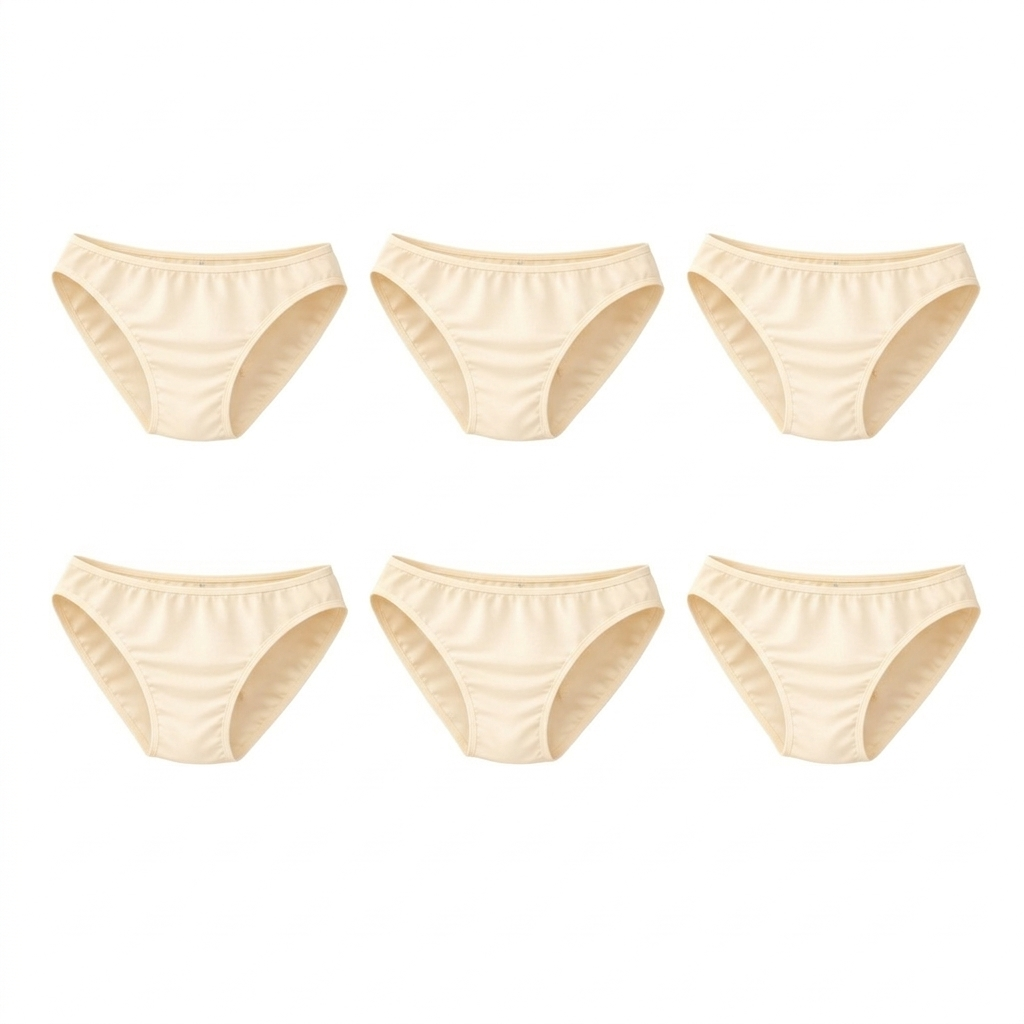 Lot de 6 culottes Femme
