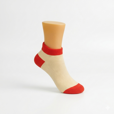 Chaussettes Courte Rouge