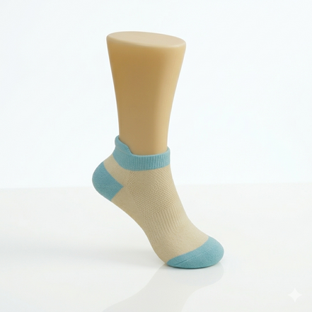 Chaussettes Courtes Turquoise