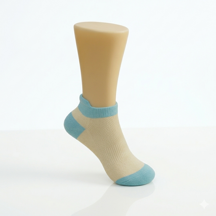 Chaussettes Courtes Turquoise