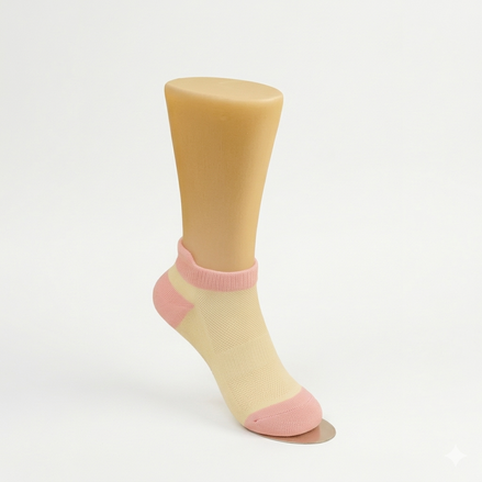 Chaussettes courte Rose