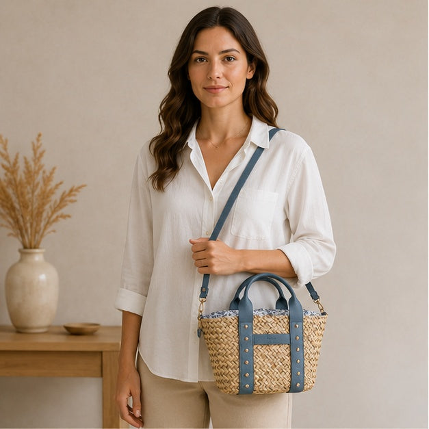 Sac à main bleu