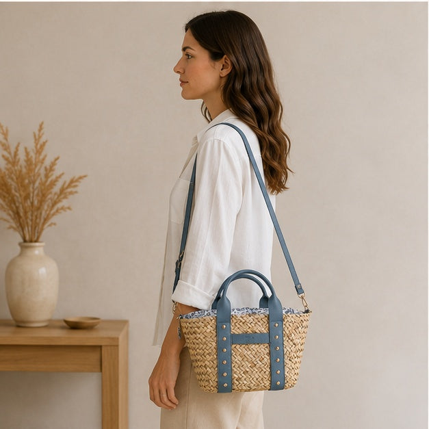 Sac à main bleu