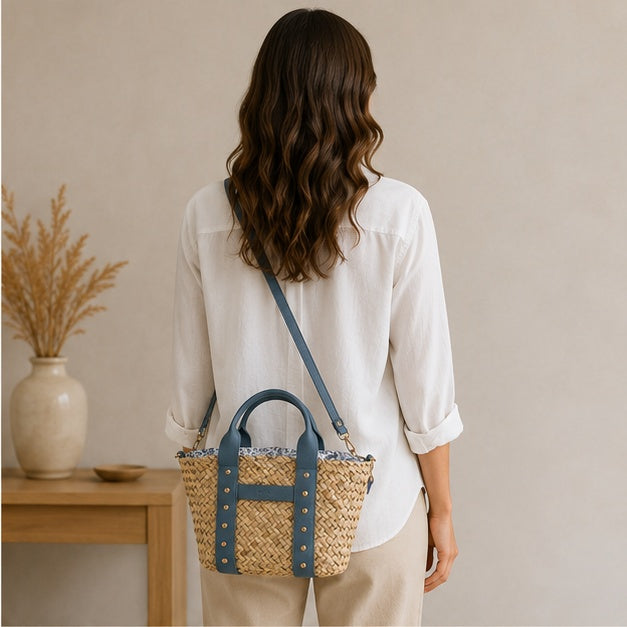 Sac à main bleu