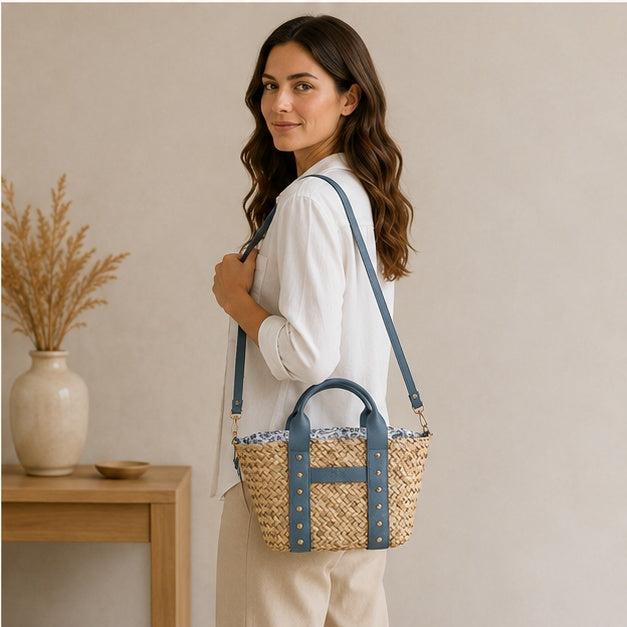 Sac à main bleu