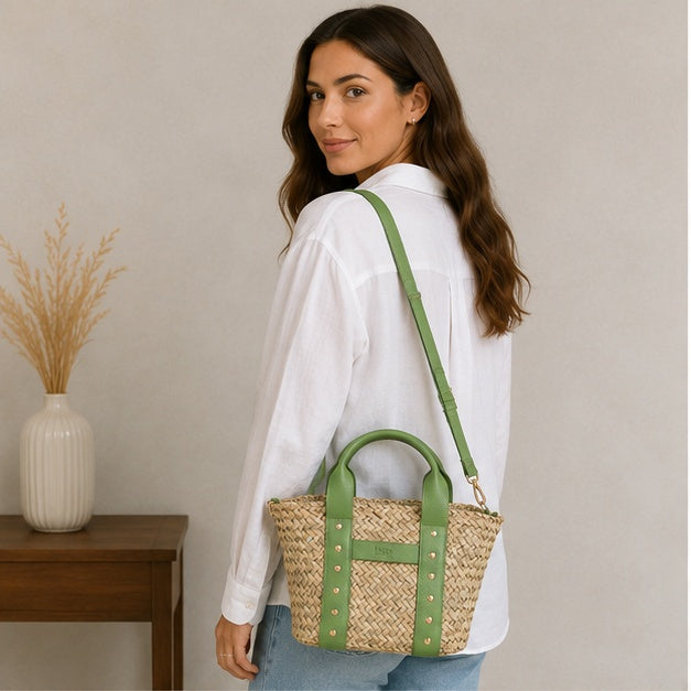 Sac à main vert