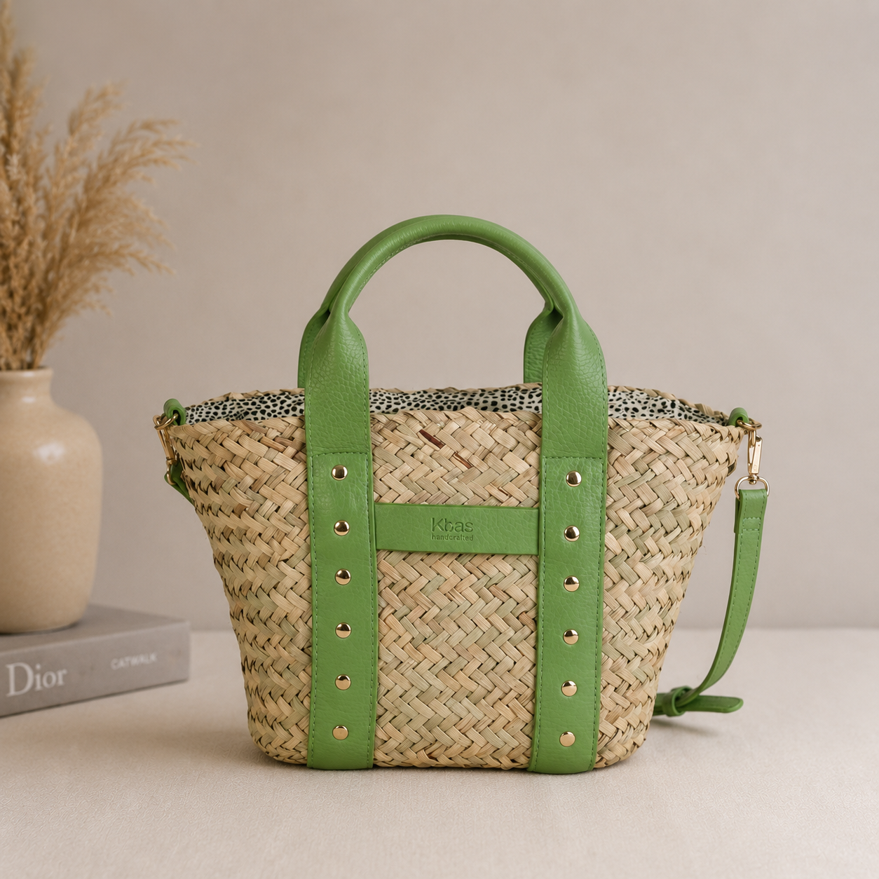 Sac à main vert