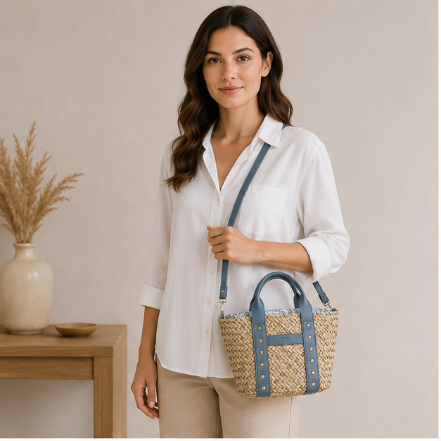 Sac à main bleu