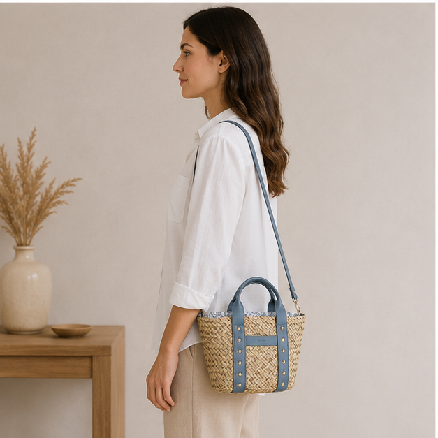 Sac à main bleu