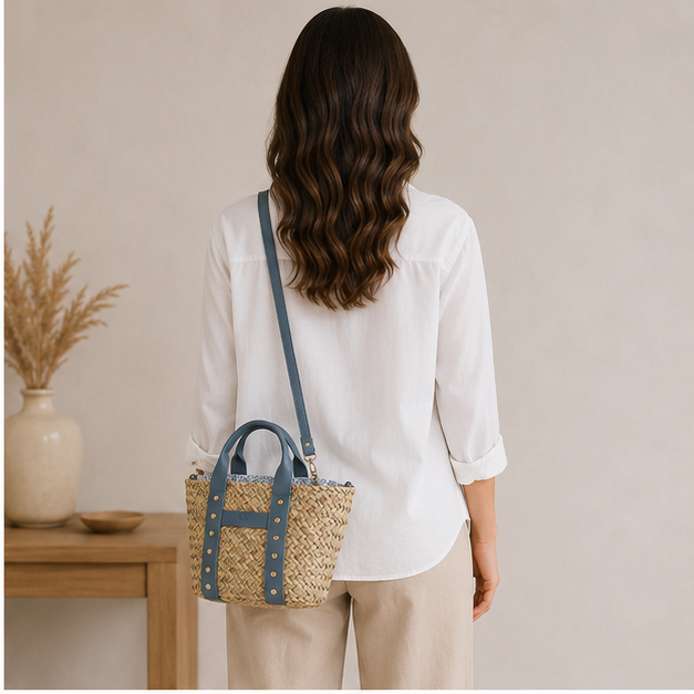 Sac à main bleu