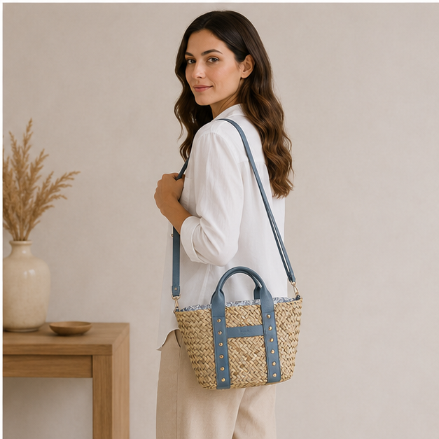 Sac à main bleu