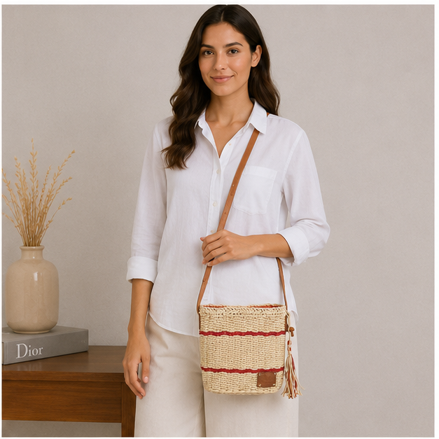 Sac bandoulière rouge
